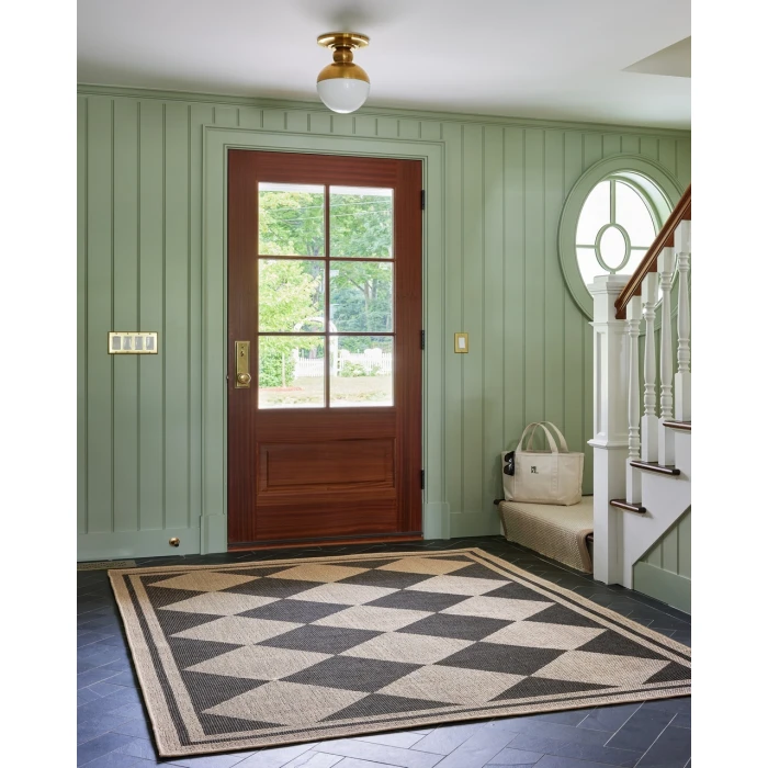 Erin Gates Saybrook SAY-4 Black 5 ft. 3 in. X 7 ft. Rectangle Rug