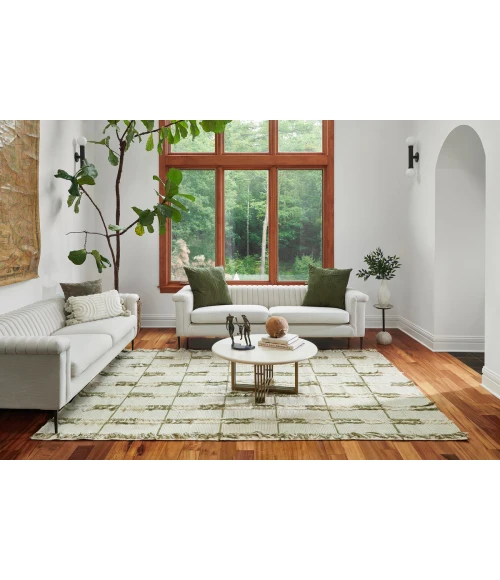 Momeni Serena SRN-1 Green 2'3" X 8' Runner Area Rug