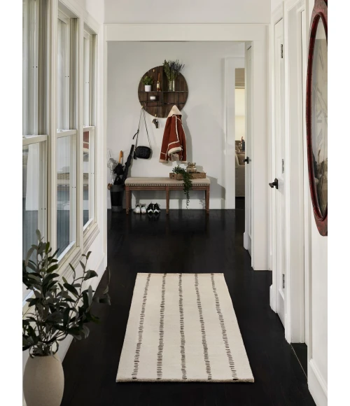 Momeni Simba Area Rug SIM-1 Ivory 2'6 X 8' Runner