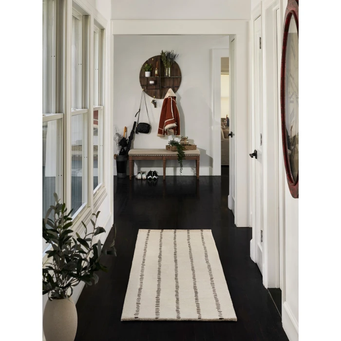Momeni Simba Area Rug SIM-1 Ivory 2'6 X 8' Runner