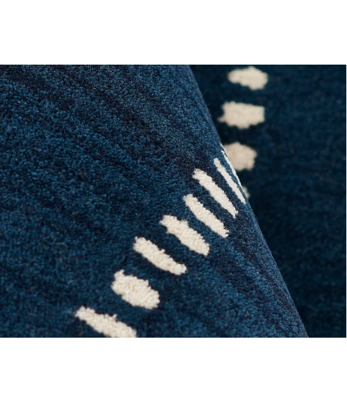 Momeni Simba Area Rug SIM-1 Navy 2'6 X 8' Runner