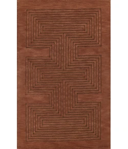 Momeni Simba Sim-3 Copper Area Rug 3 ft. 6 in. X 5 ft. 6 in. Rectangle