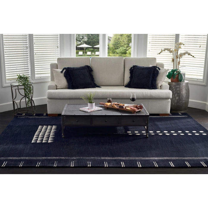 Momeni Simba Area Rug SIM-5 Navy 2' X 3'
