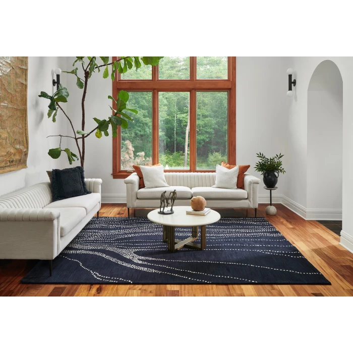 Momeni Simba Area Rug SIM-7 Navy 2' X 3'