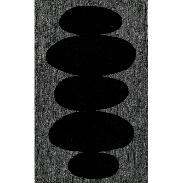 Momeni Simba Area Rug SIM-9 Black 2' X 3'