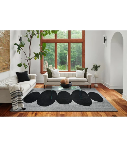 Momeni Simba Area Rug SIM-9 Black 9' X 12'