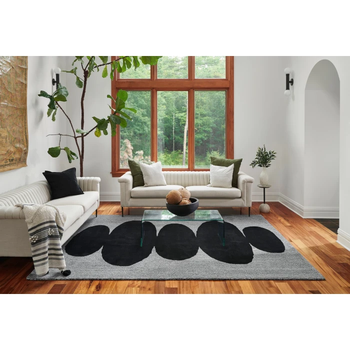 Momeni Simba Area Rug SIM-9 Black 2' X 3'