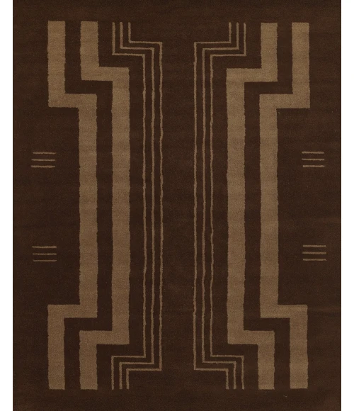 Momeni Simba SIM11 Brown 9 ft. X 12 ft. Rectangle Rug