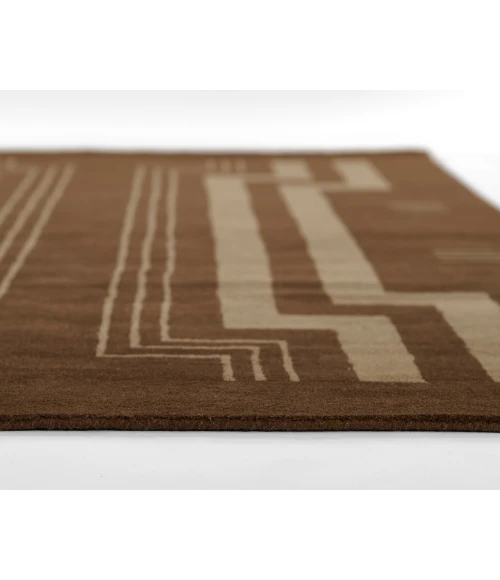 Momeni Simba SIM11 Brown 9 ft. X 12 ft. Rectangle Rug