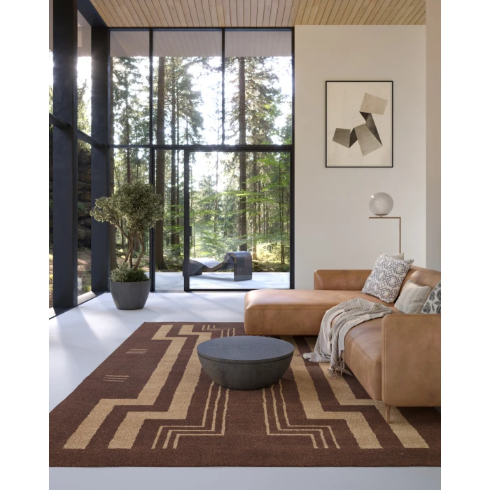 Momeni Simba SIM11 Brown 2 ft. X 3 ft. Rectangle Rug