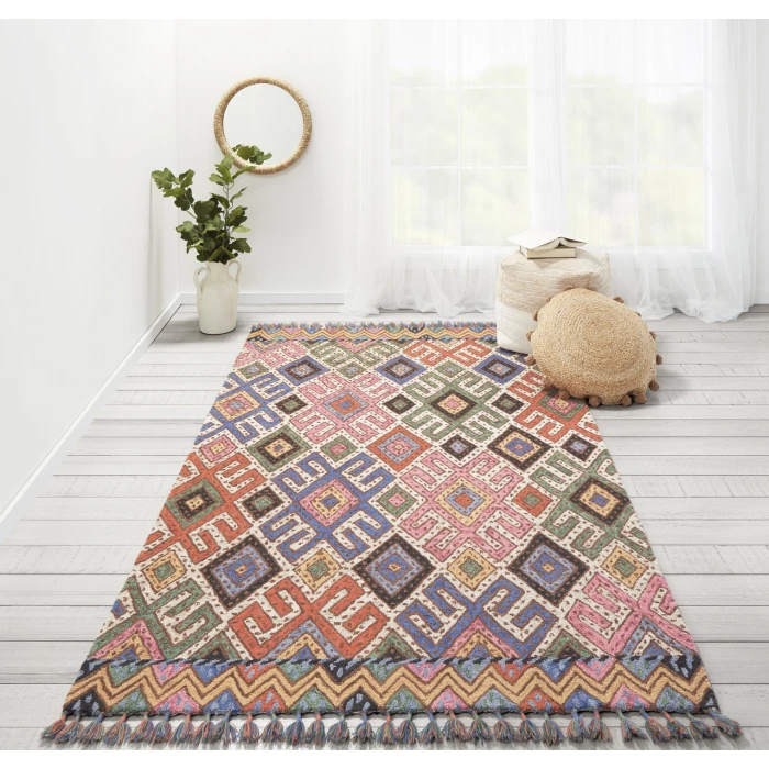 Momeni Tahoe Multicolored TA-01 2ft.3in. X 8ft. Rect. Rug