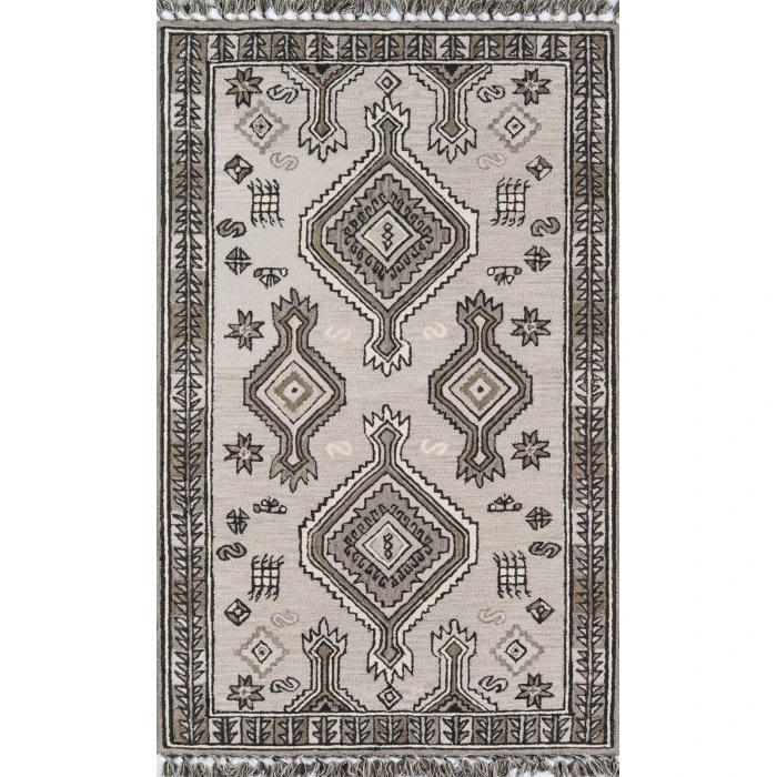 Momeni Tahoe Area Rug TA-03 Grey 5' X 8'