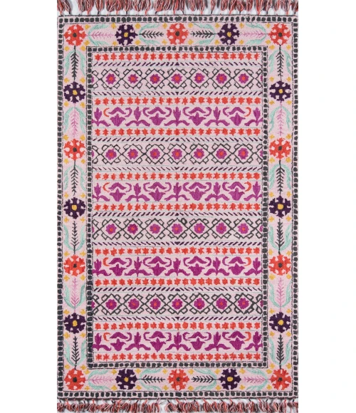 Momeni Tahoe Area Rug TA-07 Pink 2'3 X 8' Runner