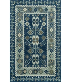 Momeni Tangier Tan-1 Blue Area Rug 8 ft. X 11 ft. Rectangle
