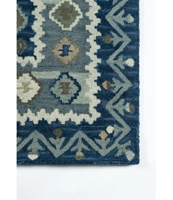 Momeni Tangier Tan-1 Blue Area Rug 8 ft. X 11 ft. Rectangle
