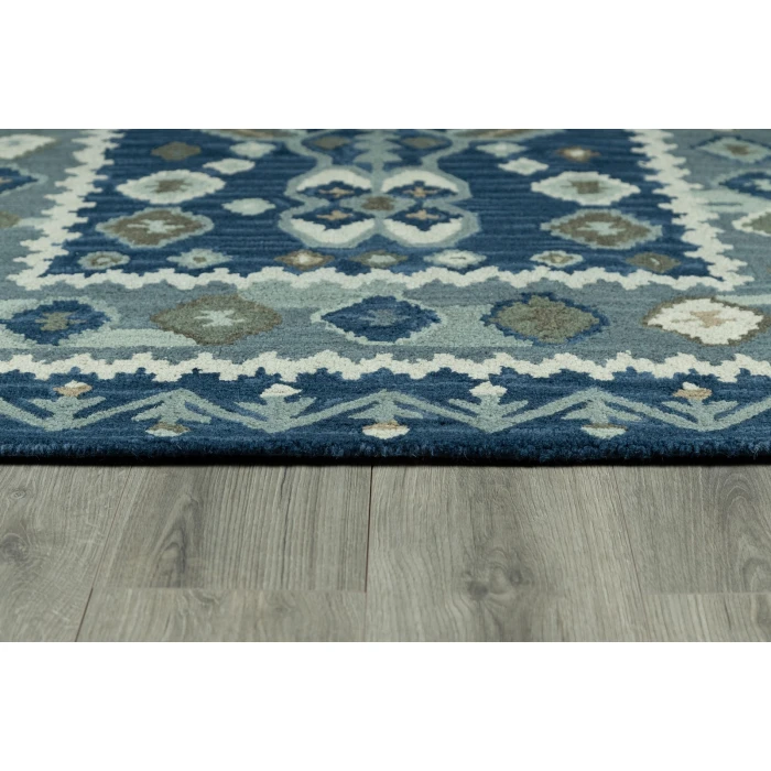 Momeni Tangier Area Rug TAN-1 Blue 2' X 3'