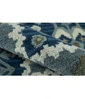 Momeni Tangier Area Rug TAN-1 Blue 7'6 X 9'6