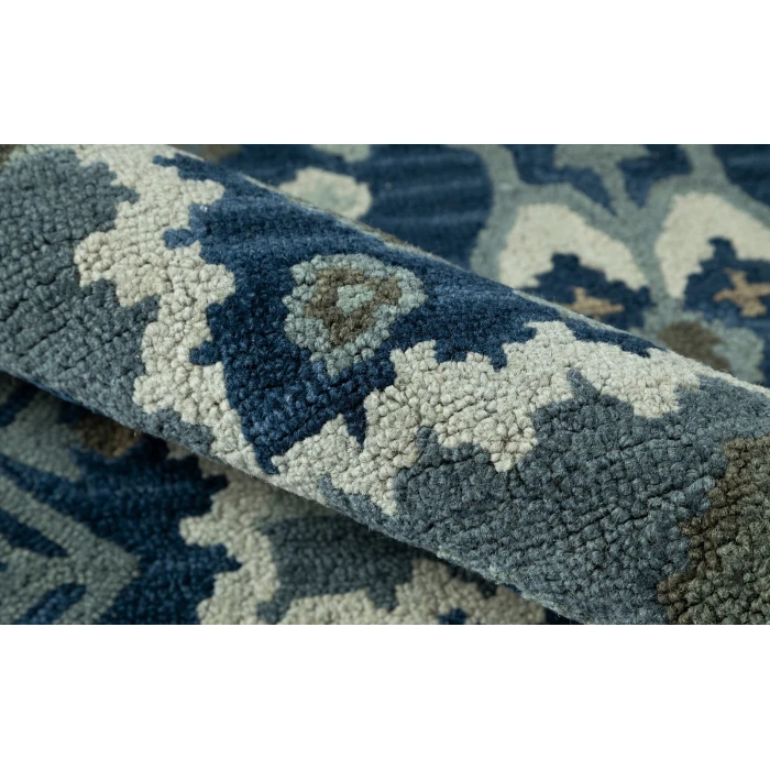 Momeni Tangier Area Rug TAN-1 Blue 2' X 3'