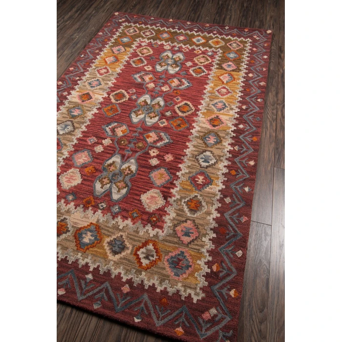 Momeni Tangier Area Rug TAN-1 Red 2' X 3'