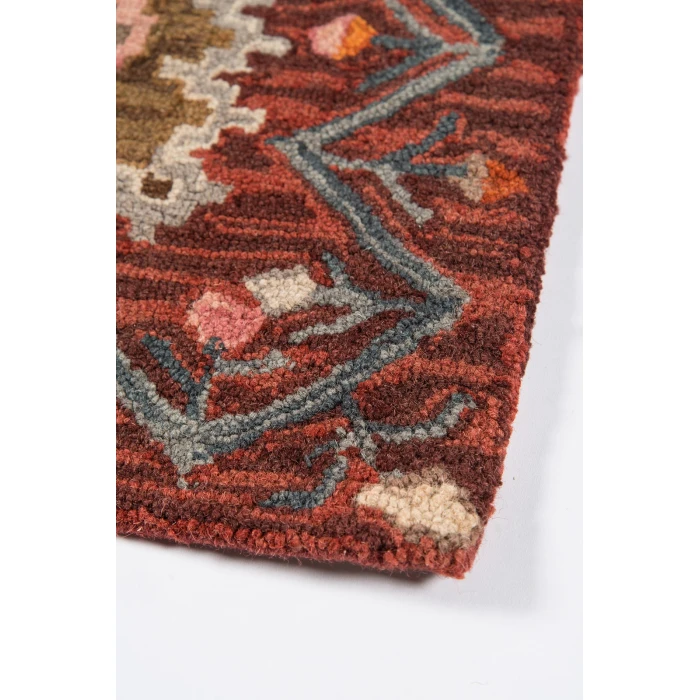 Momeni Tangier Area Rug TAN-1 Red 2' X 3'