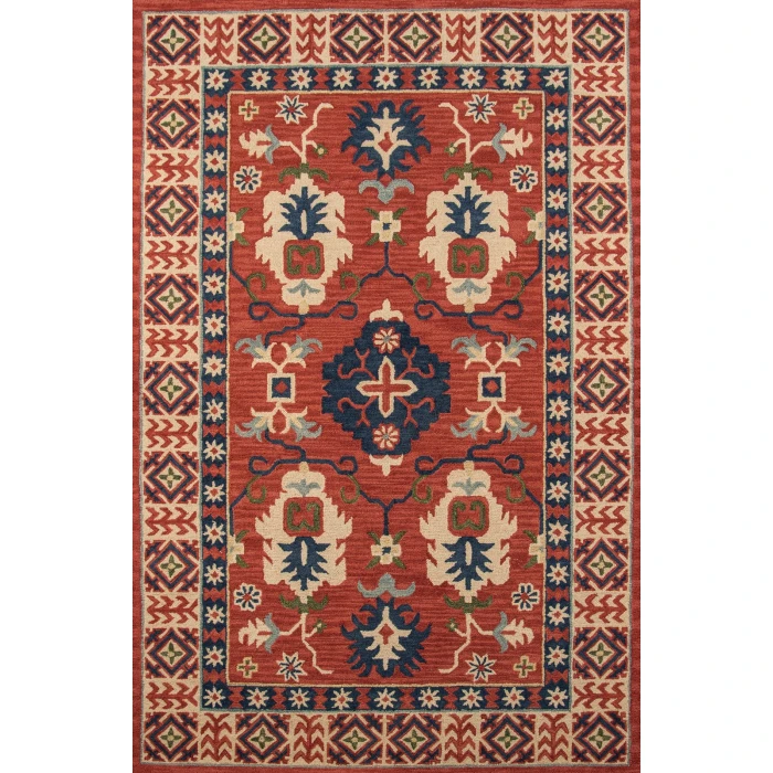 Momeni Tangier Area Rug TAN-3 Red 8' X 11'
