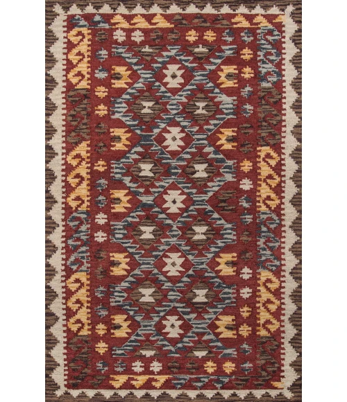 Momeni Tangier Area Rug TAN-7 Red 5' X 8'