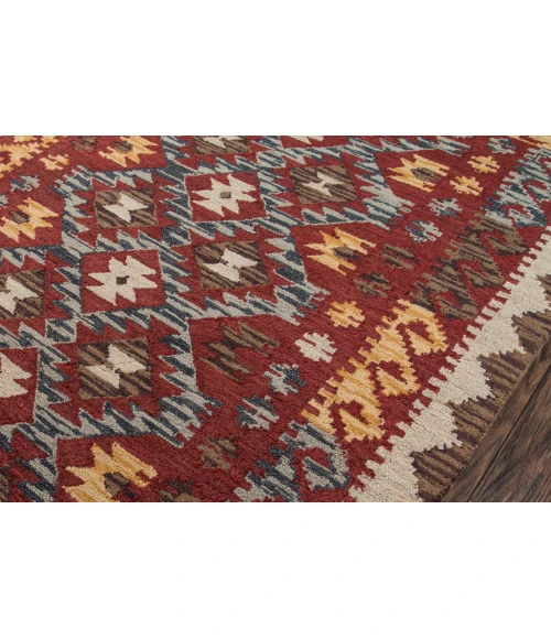 Momeni Tangier Area Rug TAN-7 Red 5' X 8'
