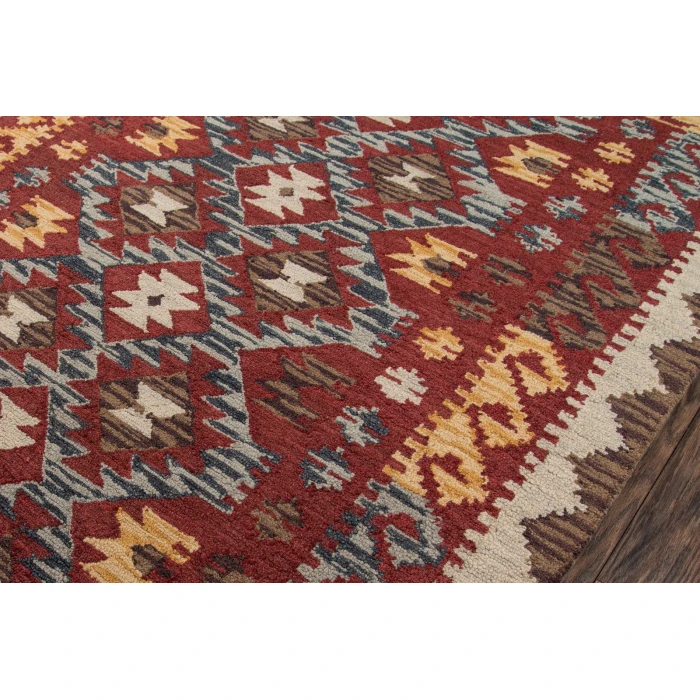 Momeni Tangier Area Rug TAN-7 Red 2' X 3'