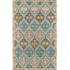 Momeni Tangier Tan17 Blue Area Rug 3 ft. 6 in. X 5 ft. 6 in. Rectangle