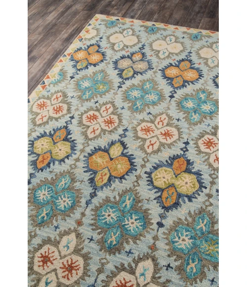 Momeni Tangier Area Rug TAN17 Blue 7'6 X 9'6