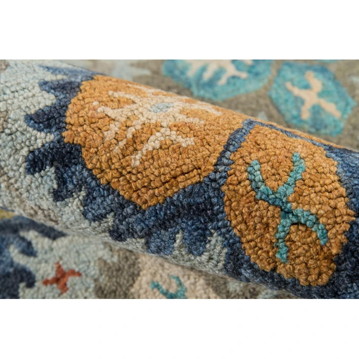 Momeni Tangier Area Rug TAN17 Blue 3'6 X 5'6