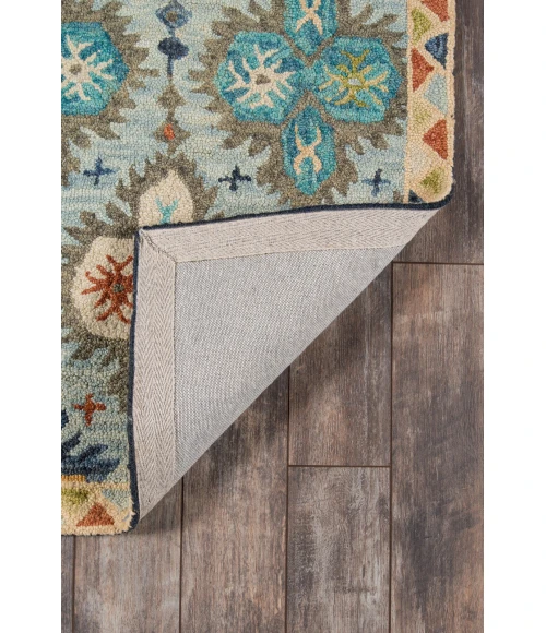 Momeni Tangier Area Rug TAN17 Blue 7'6 X 9'6