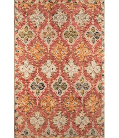 Momeni Tangier Area Rug TAN17 Red 3'6 X 5'6