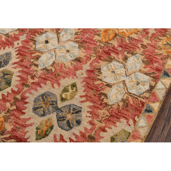 Momeni Tangier Area Rug TAN17 Red 3'6 X 5'6