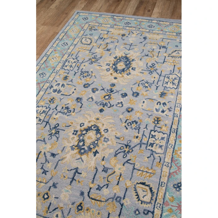 Momeni Tangier Area Rug TAN30 Blue 7'6 X 9'6