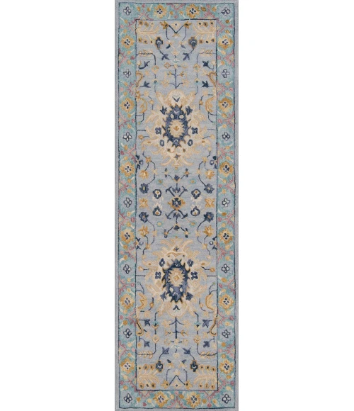 Momeni Tangier Area Rug TAN30 Blue 9'6 X 13'6