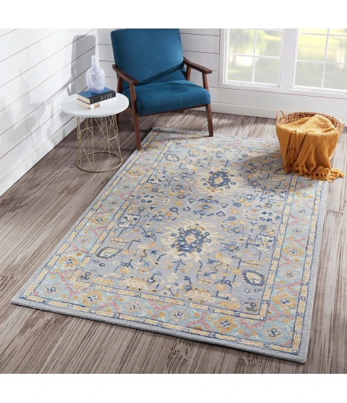 Momeni Tangier Area Rug TAN30 Blue 9'6 X 13'6