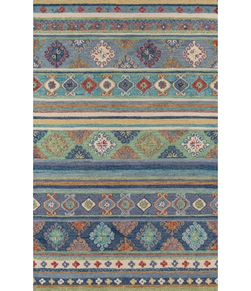 Momeni Tangier Area Rug TAN32 Blue 9'6 X 13'6