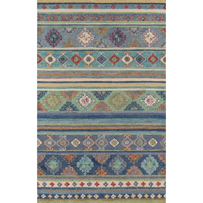Momeni Tangier Area Rug TAN32 Blue 9'6 X 13'6