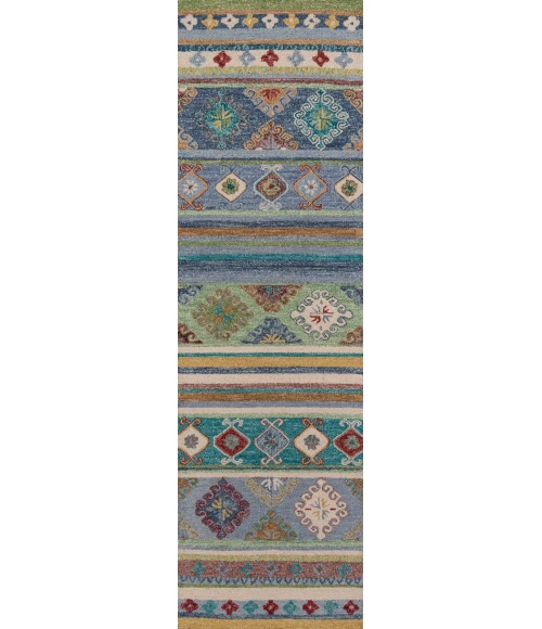 Momeni Tangier Area Rug TAN32 Blue 9'6 X 13'6