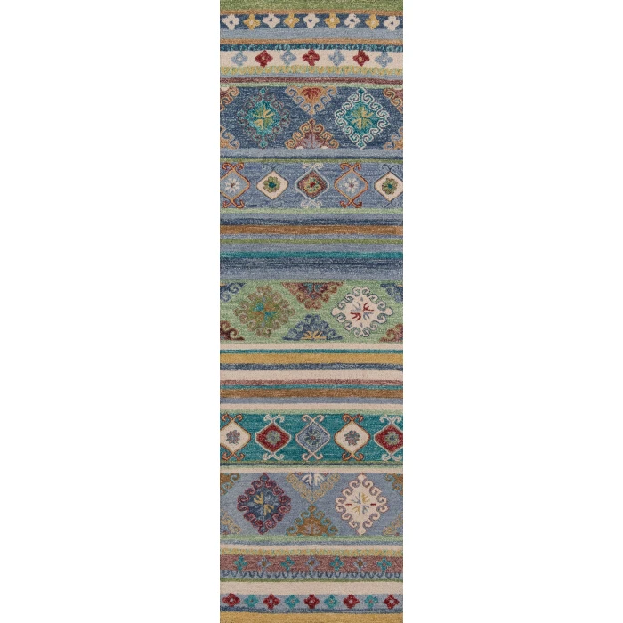 Momeni Tangier Area Rug TAN32 Blue 9'6 X 13'6