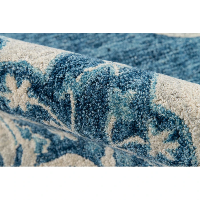 Momeni Tangier Area Rug TAN36 Blue 2' X 3'