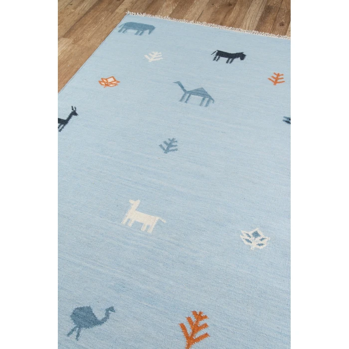 Erin Gates Thompson Blue THO-2 3 ft. 6 in. X 5 ft. 6 in. Rect. Rug