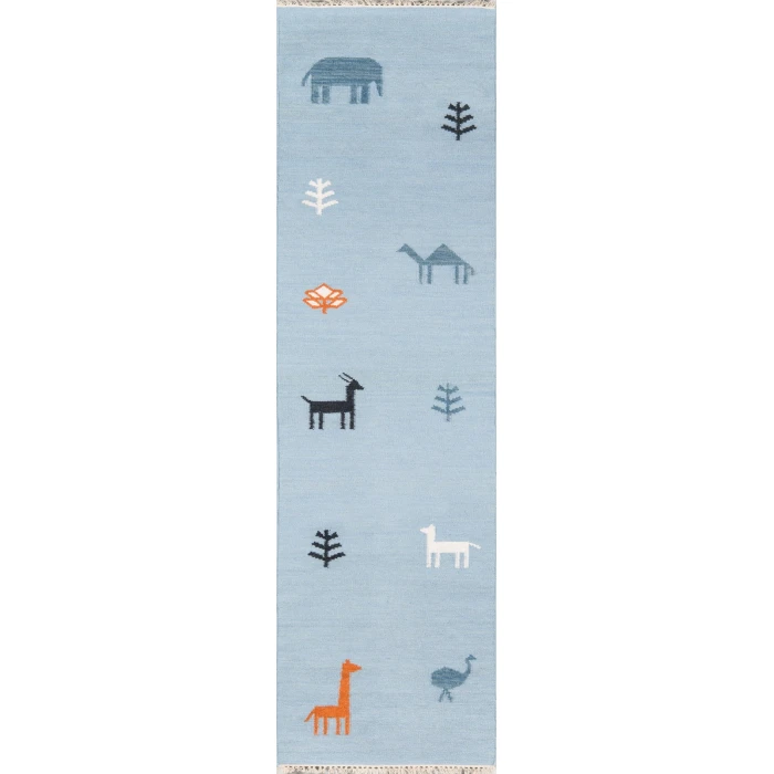 Erin Gates Thompson Blue THO-2 3 ft. 6 in. X 5 ft. 6 in. Rect. Rug