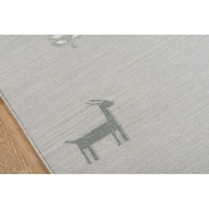 Erin Gates Thompson THO-2 Grey 5 ft. X 7 ft. 6 in. Rectangle Rug