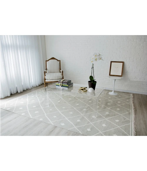 Erin Gates Thompson Grey THO-3 2 ft. 3 in. X 8 ft. Rect. Rug