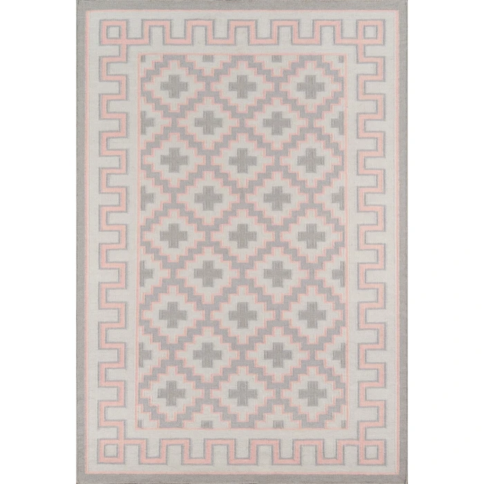 Erin Gates Thompson Pink THO-4 3'6 in. X 5'6 in. Rectangle Rug