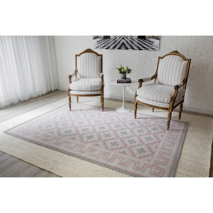 Erin Gates Thompson Pink THO-4 3'6 in. X 5'6 in. Rectangle Rug