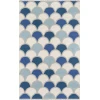 Momeni Novogratz Topanga Top-2 Blue Area Rug 3 ft. 6 in. X 5 ft. 6 in. Rectangle