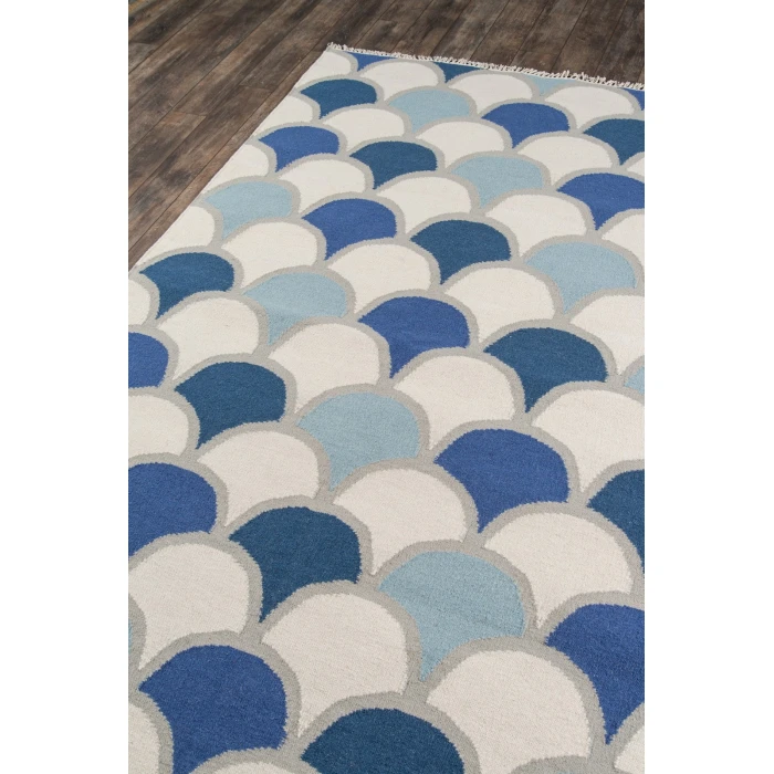 Momeni Topanga Area Rug TOP-2 Dasha Blue 2'3 X 8' Runner